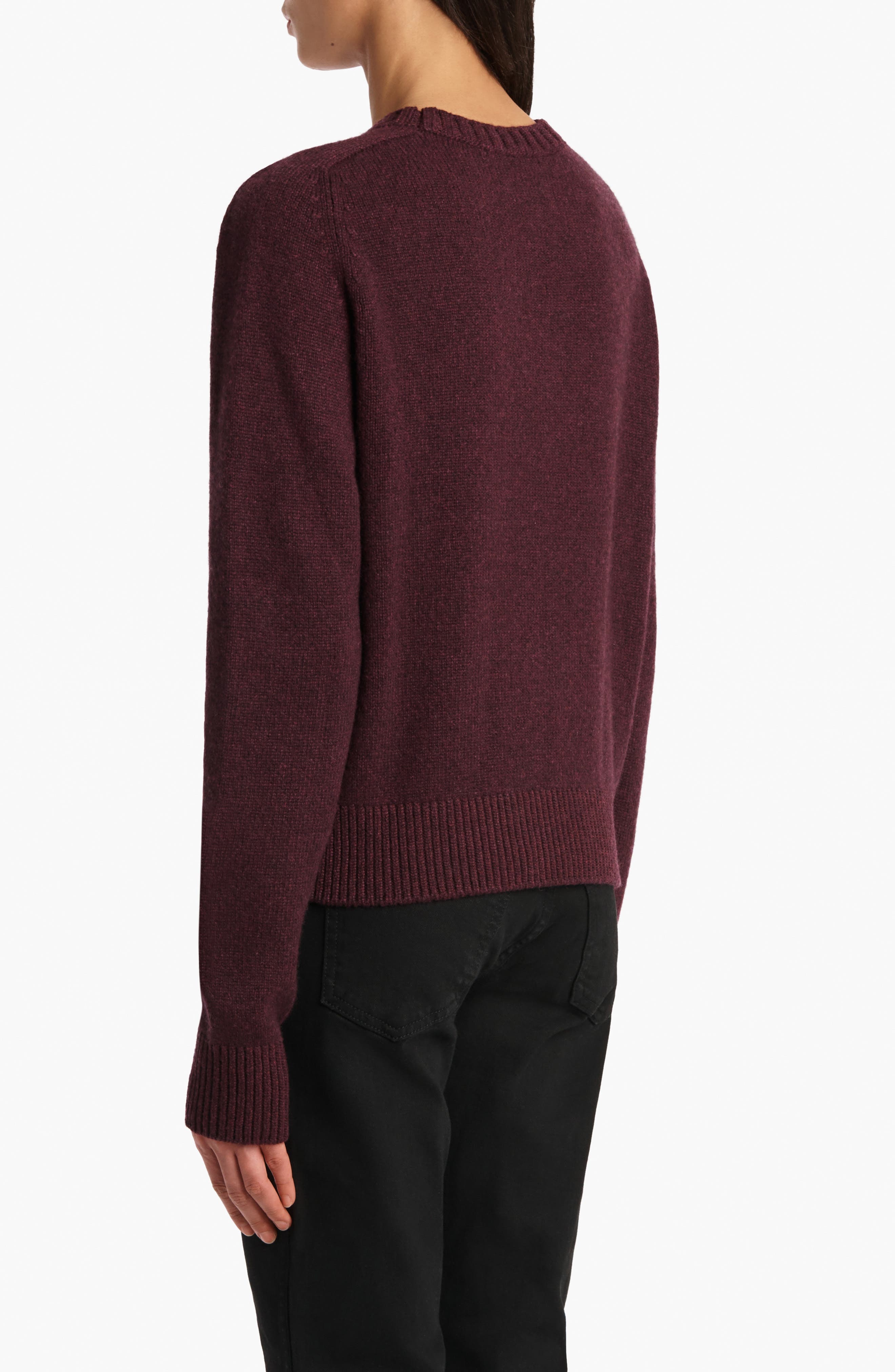 Khaite Nera Cashmere Sweater in Plum at Nordstrom - 2