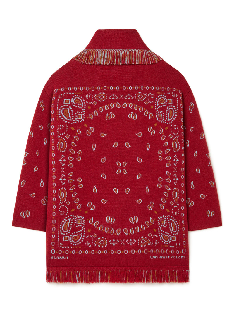 Bandana Jacquard Cardigan 3