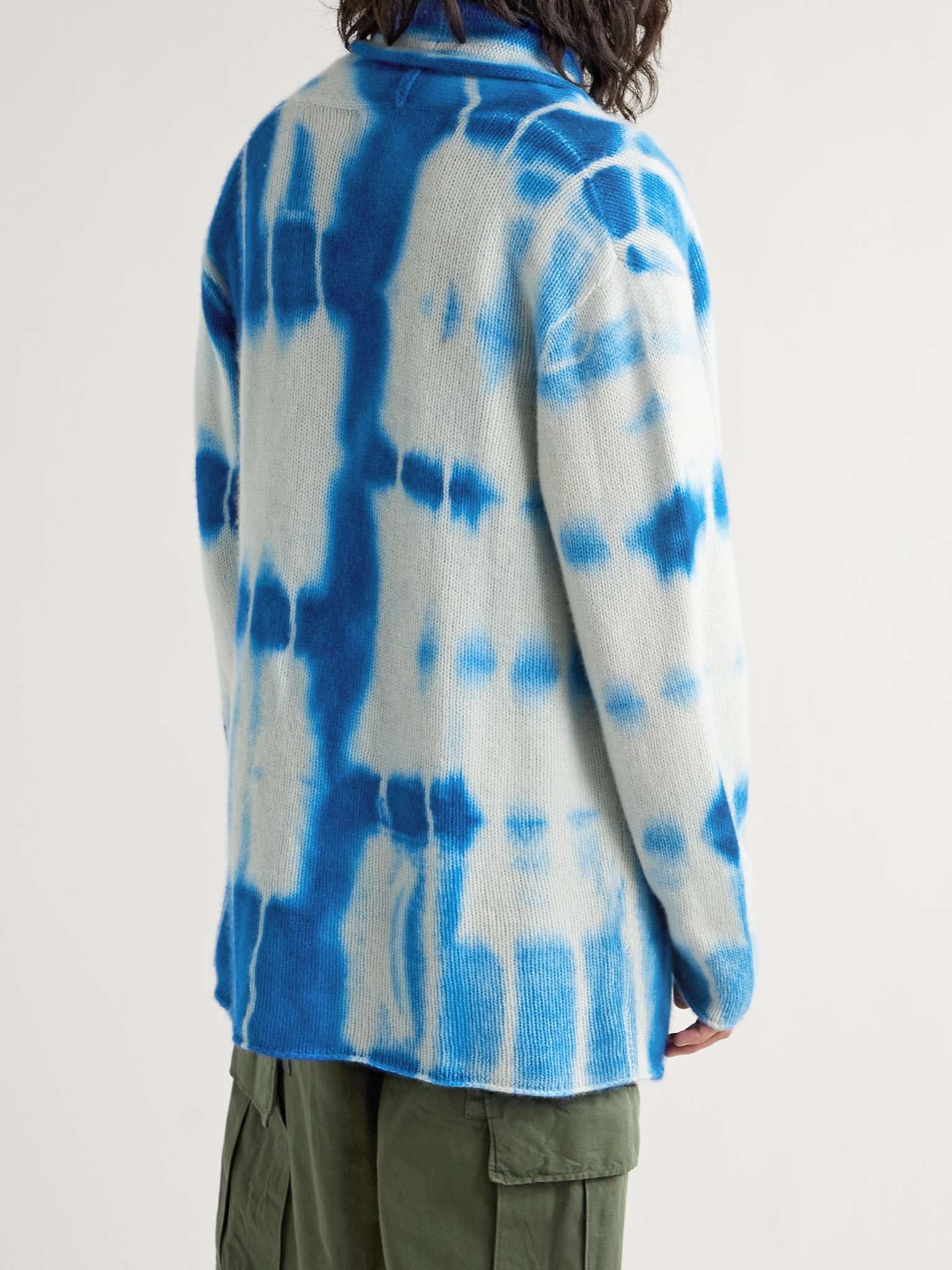 Tie-Dyed Cashmere Cardigan - 4