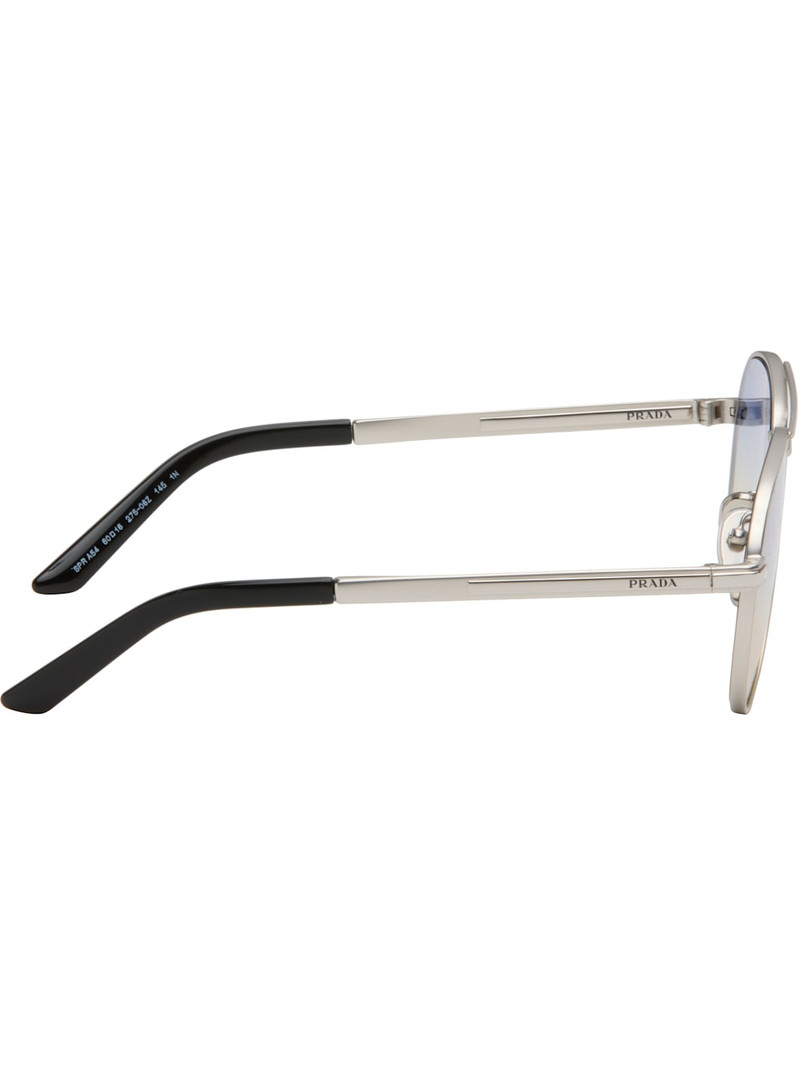 Prada Silver PR A54S Sunglasses outlook