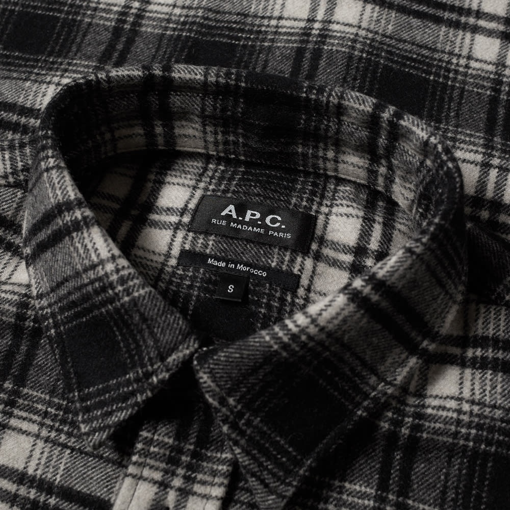 A.P.C. Leo Wool Check Overshirt - 2