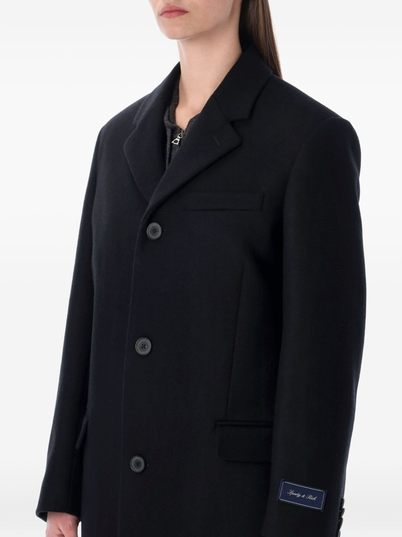signature logo wool coat 3