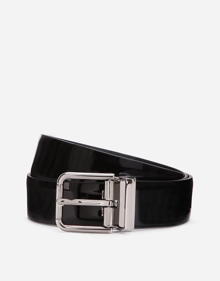 Patent leather belt - 1