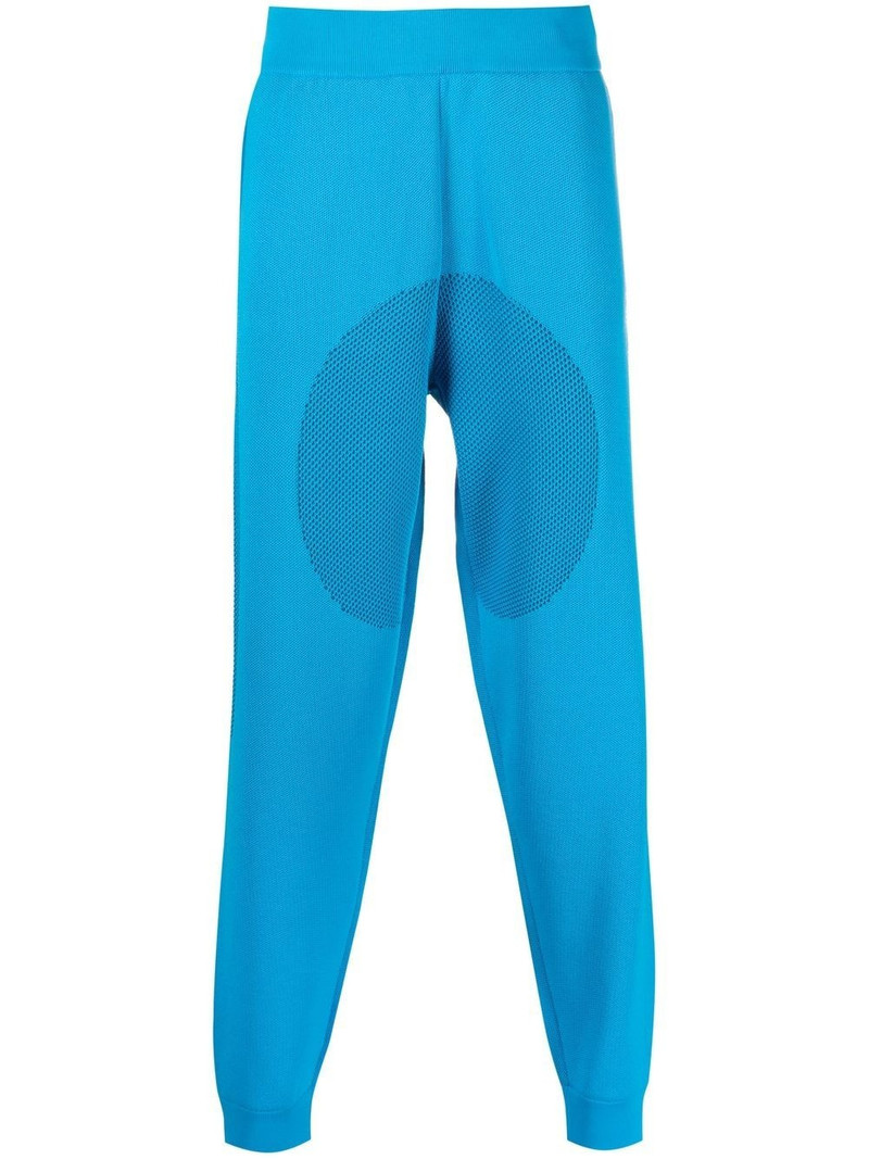 mesh-panel detail track pants 1
