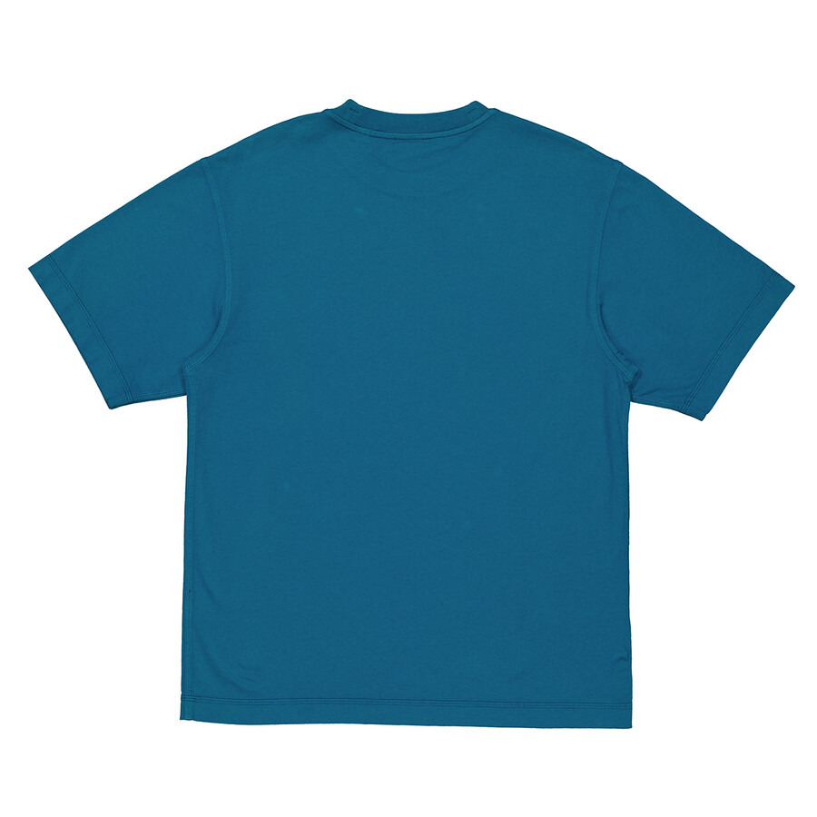 Burberry Oak Leaf Crest Embroidered Cotton Crewneck T-Shirt - 7