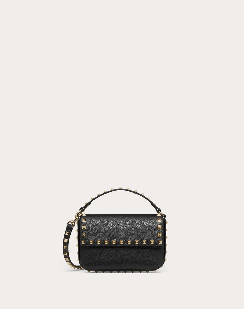 ROCKSTUD GRAINY CALFSKIN POUCH 1
