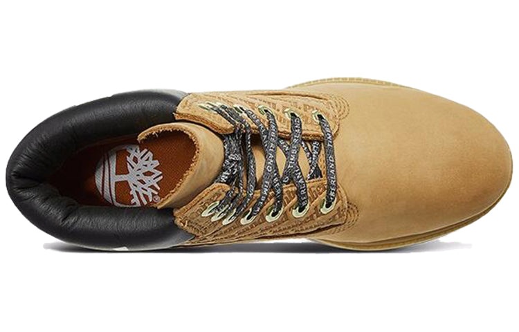 Timberland 6-Inch Premium Logo Wide-Fit Boots 'Wheat Nubuck' A1TUU - 3