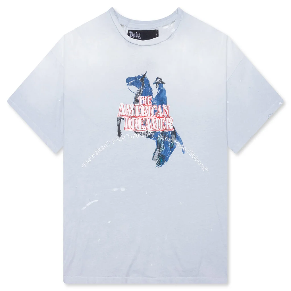 AMERICAN DREAMER TEE - BABY BLUE - 1