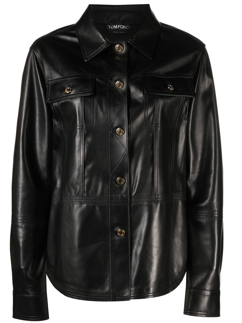 calf-leather shirt - 1