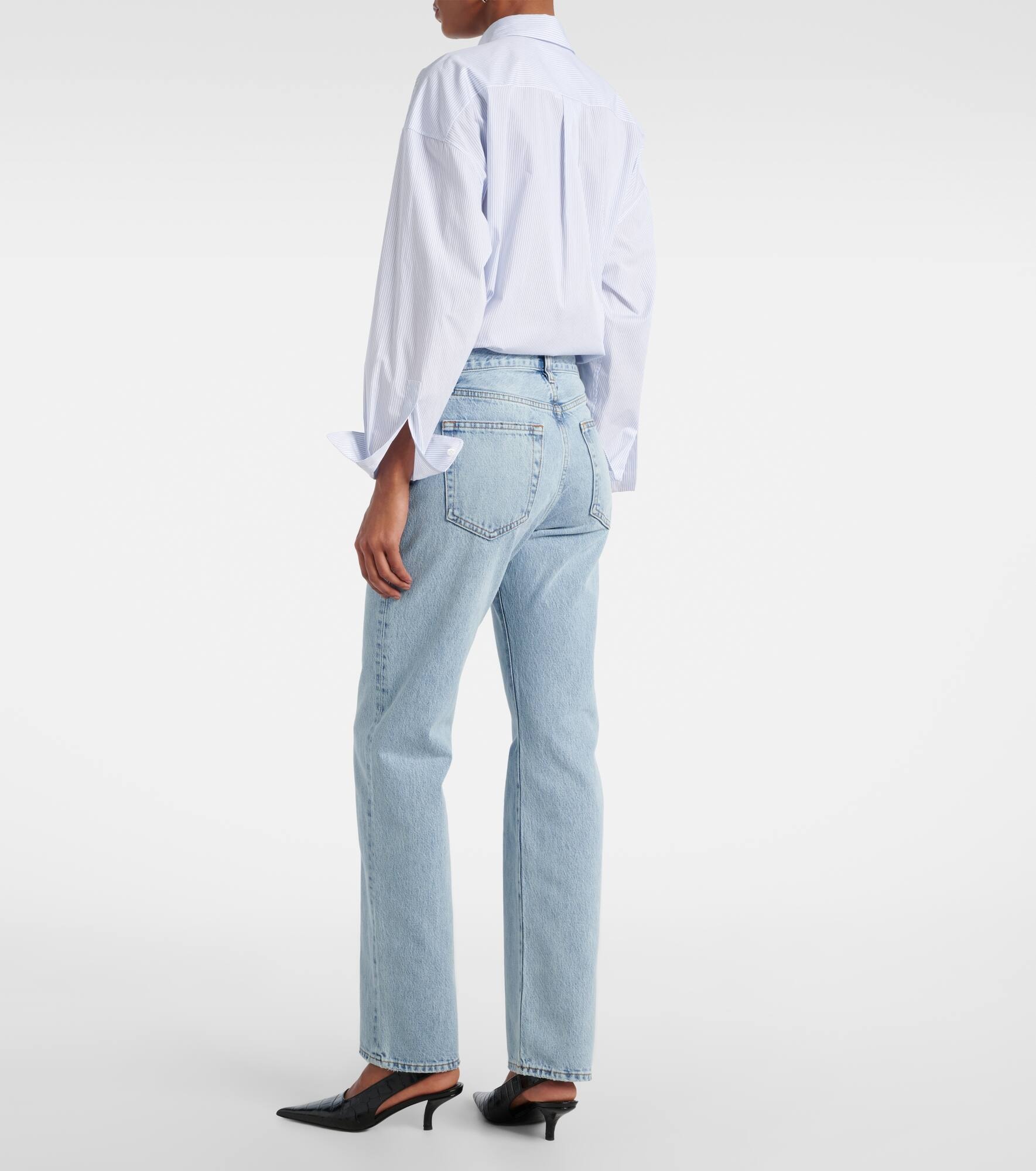 Staple high-rise straight jeans - 3