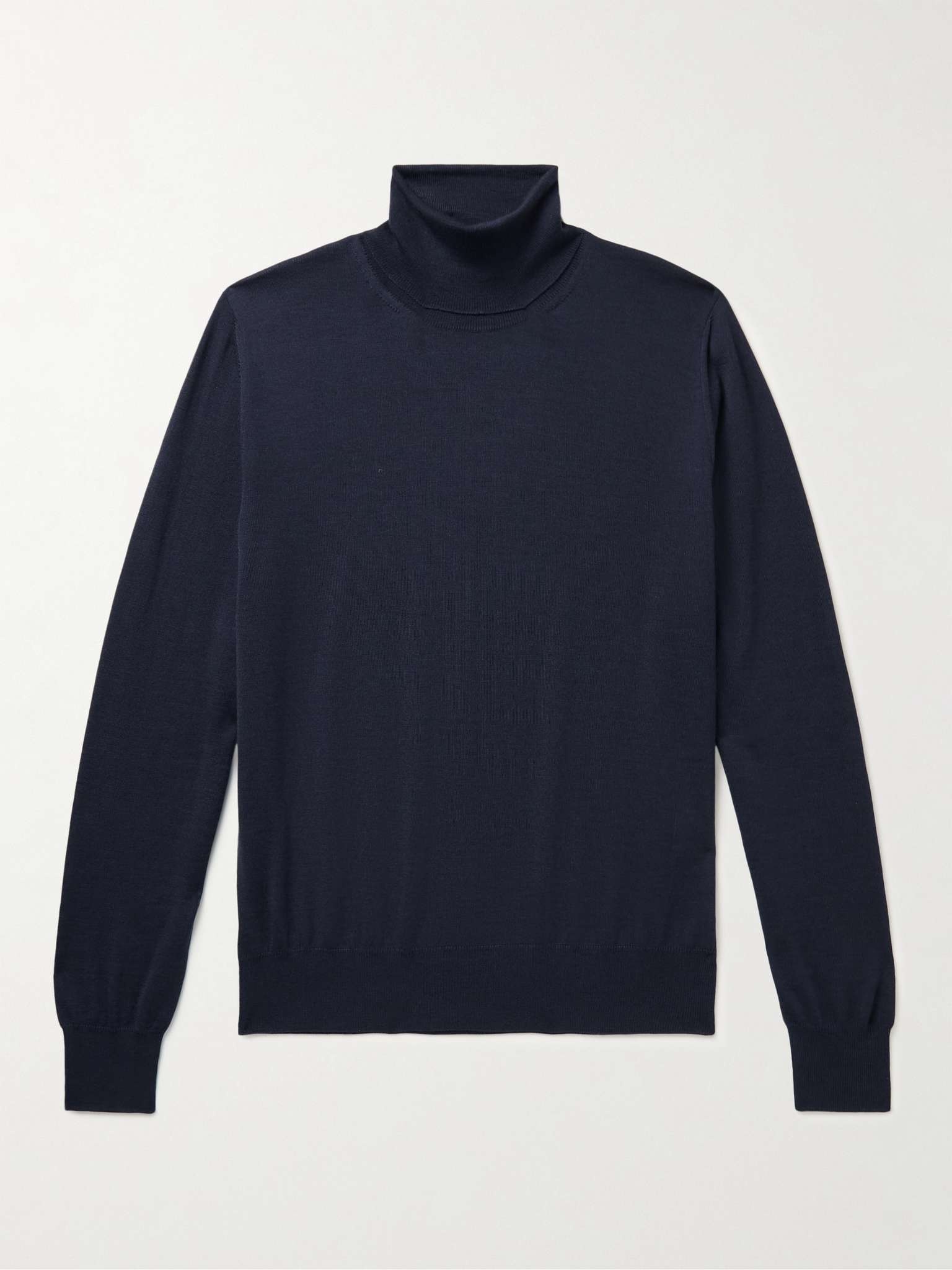 Merino Wool Rollneck Sweater - 1