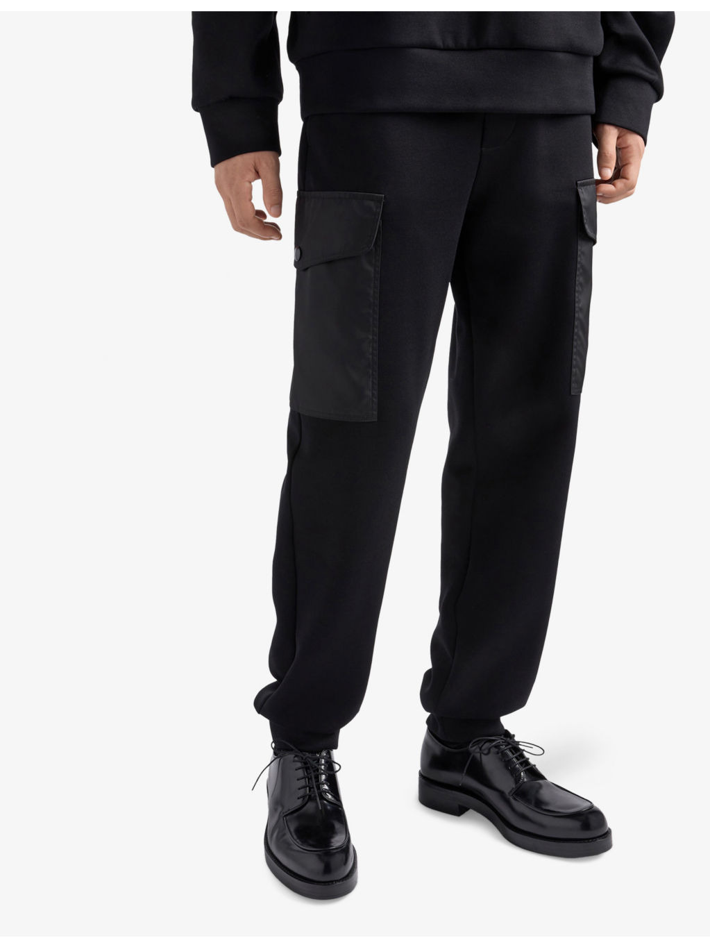 Re-Nylon Cotton-Jersey Fleece Jogging Bottoms - 3