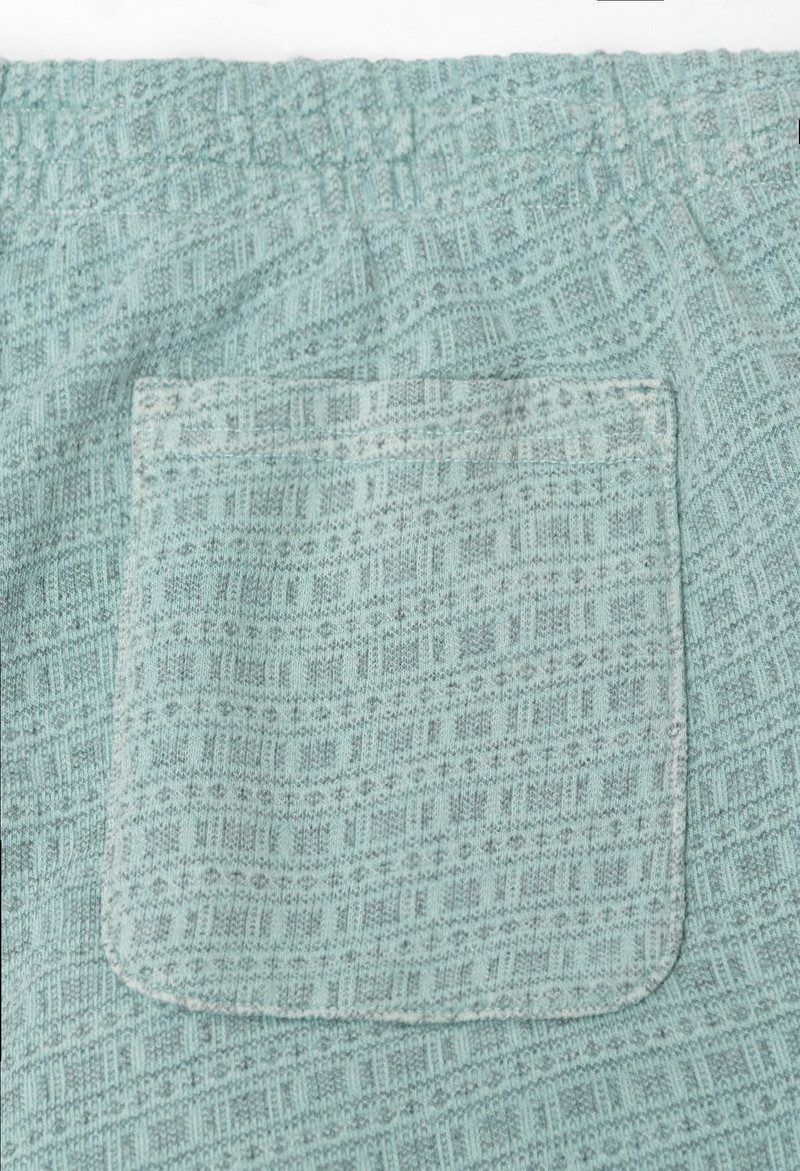 RAW EDGE JACQUARD SHORTS 8