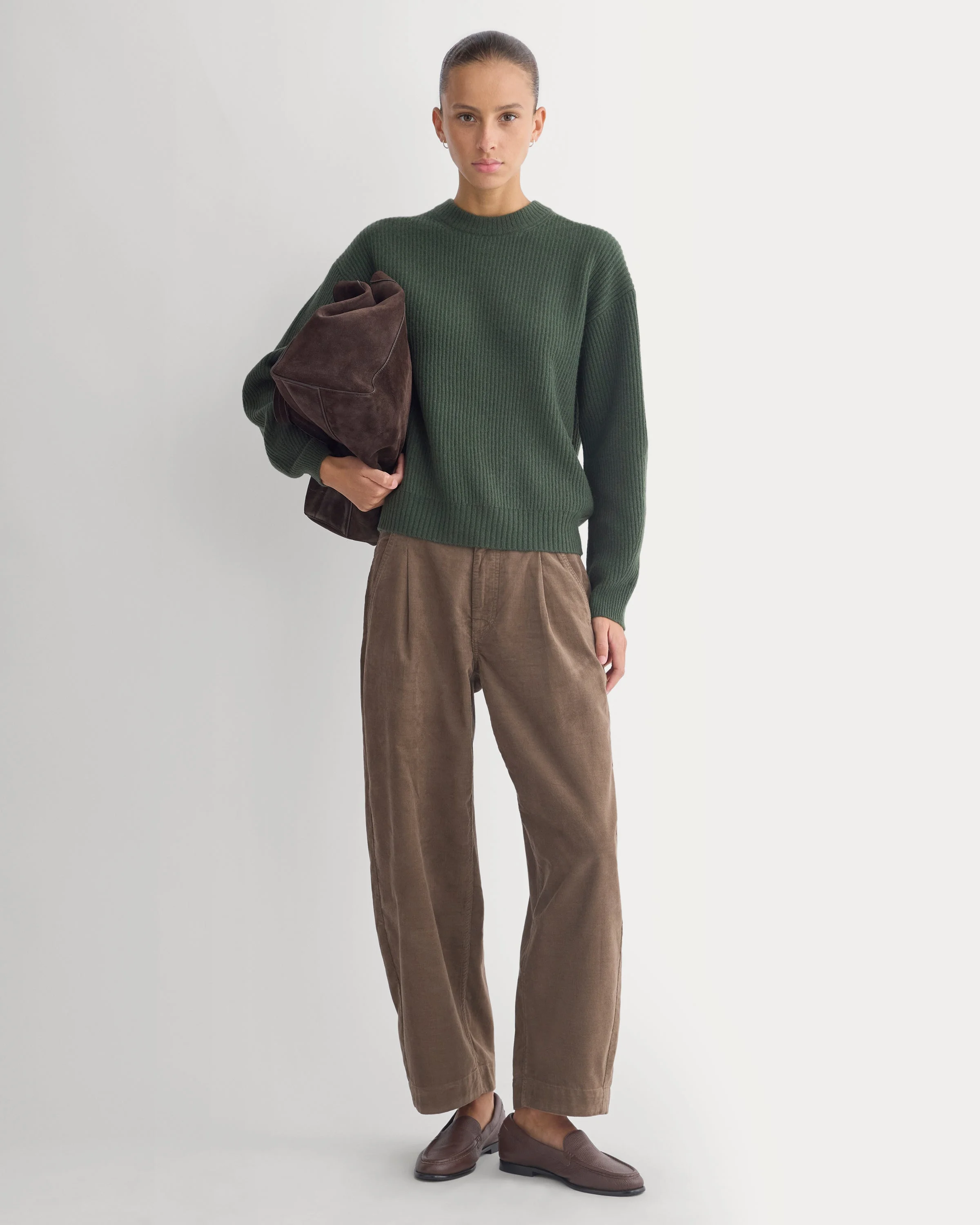 CASHMERE FISHERMAN CREW - 1