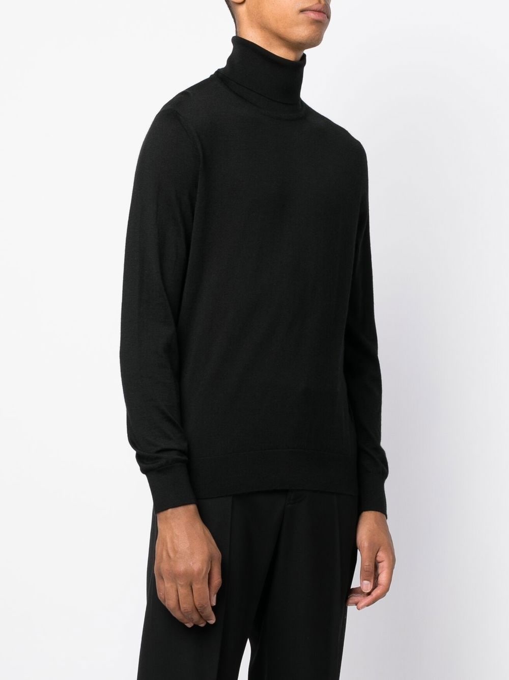 roll-neck knit jumper - 3