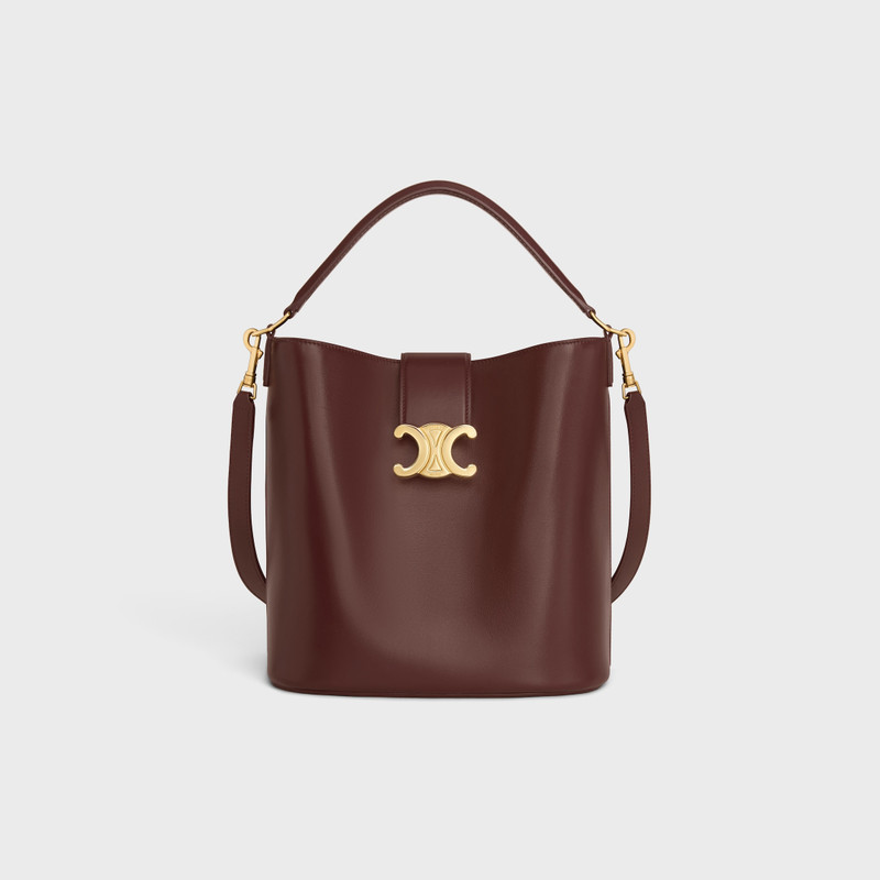 MEDIUM BUCKET LOUISE IN SMOOTH CALFSKIN 1