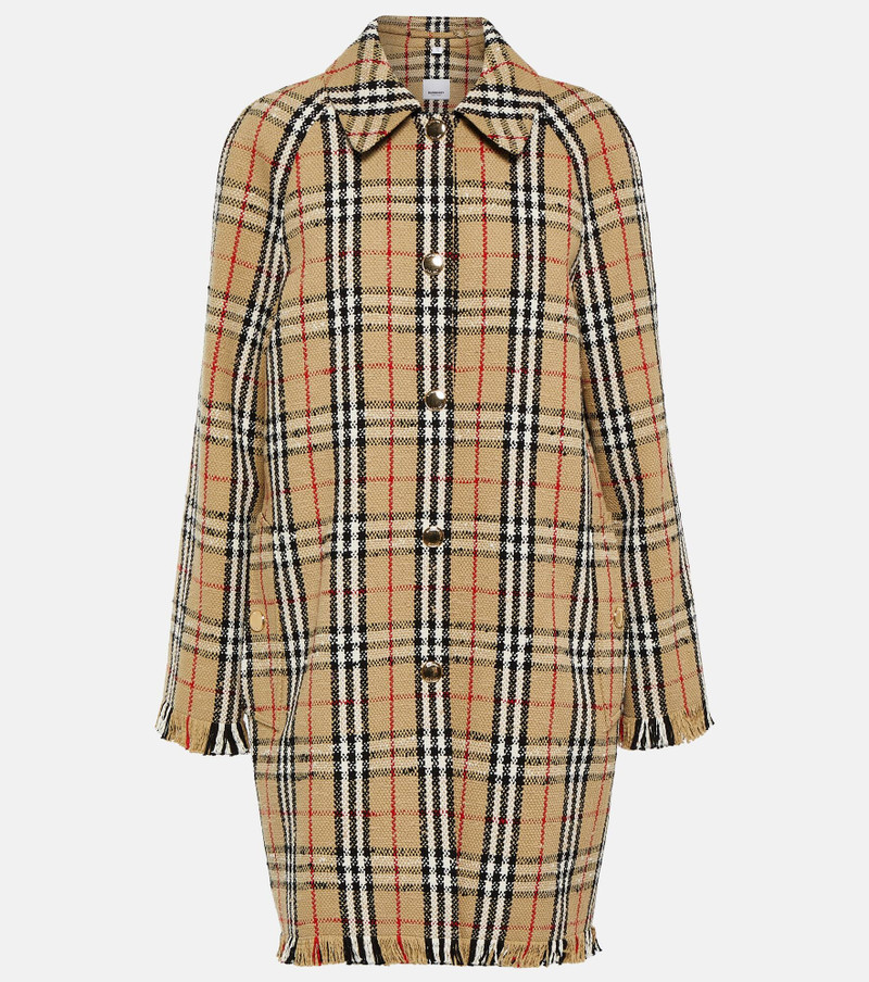 Vintage Check Camden car coat 1