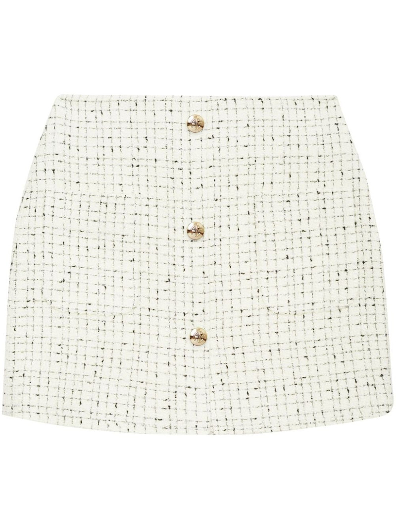 Mateo tweed miniskirt 1