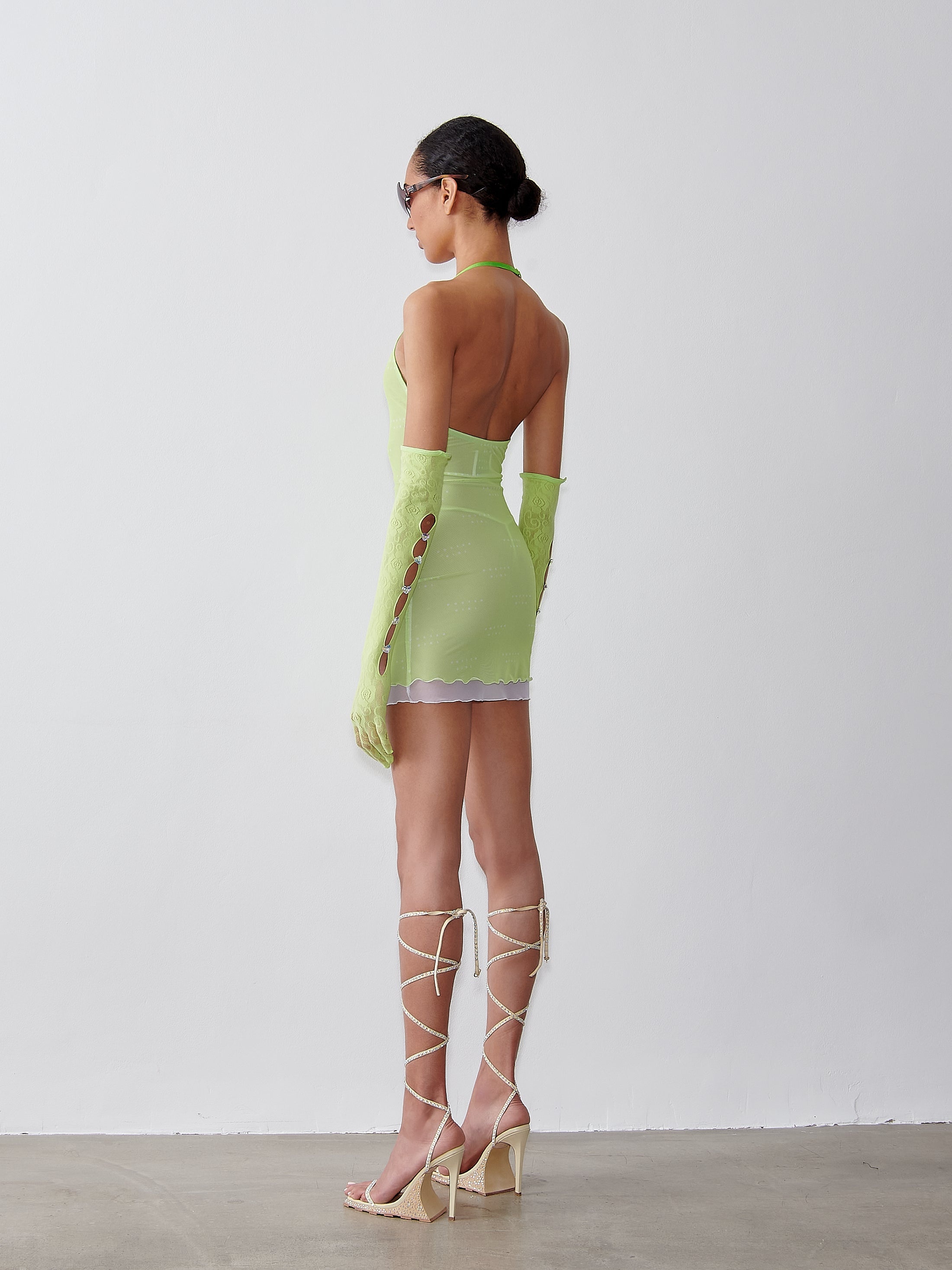 GRETCHEN MINI DRESS PICKLE - 4