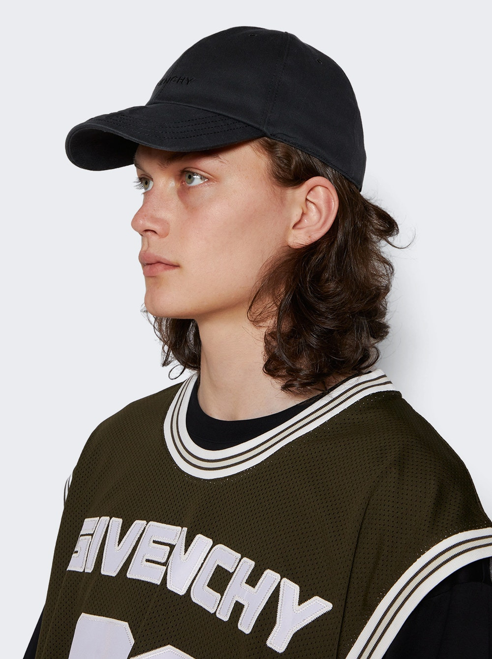 Embroidered Canvas Cap Washed Black - 3