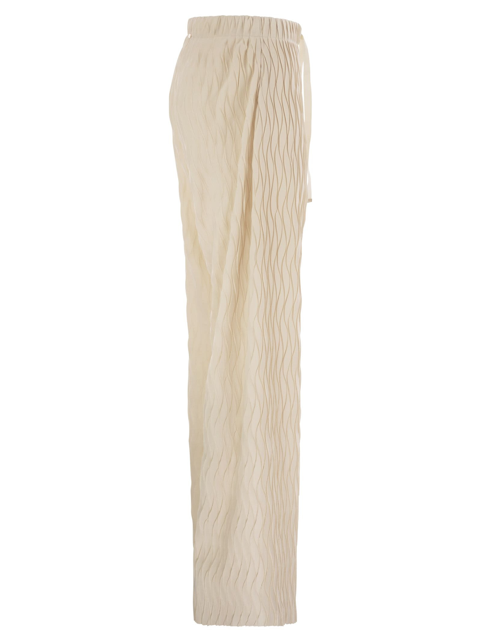 Herno Women Trousers With Crumpled Effect - 3