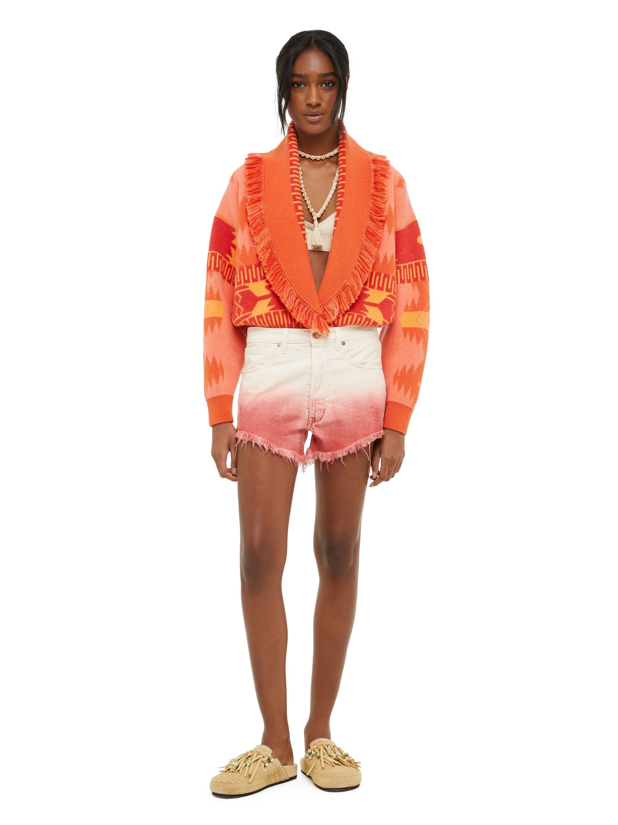 Bright Hues Denim Shorts - 4