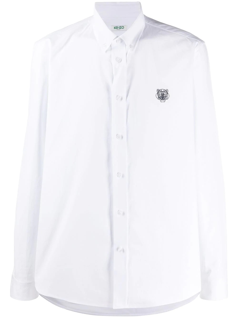 Tiger logo embroidered shirt  - 1