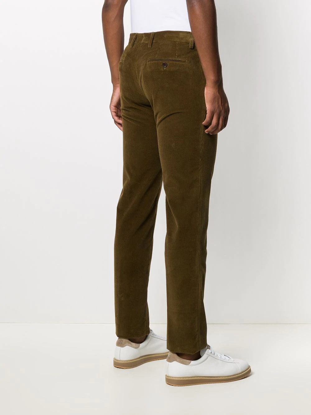 slim-fit corduroy trousers - 4