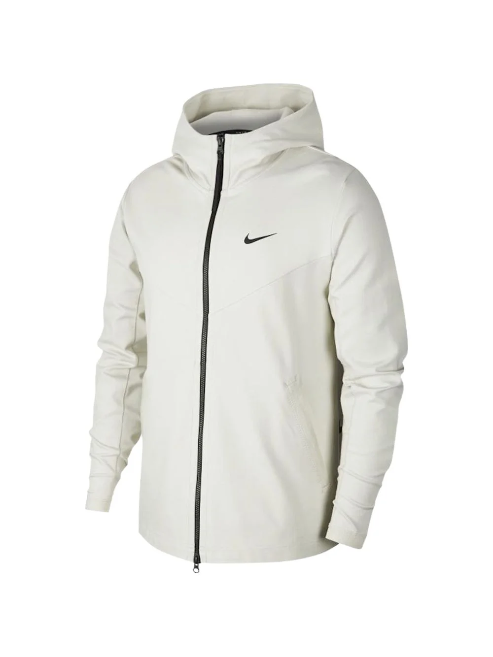 hooded full zip jacket - 1