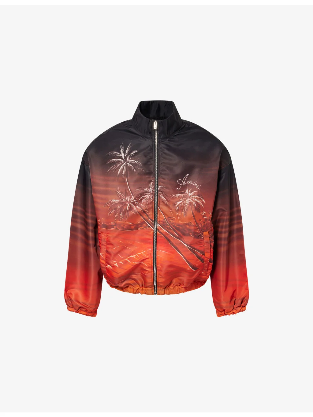 Palms Logo-Print Woven Bomber Jacket - 1