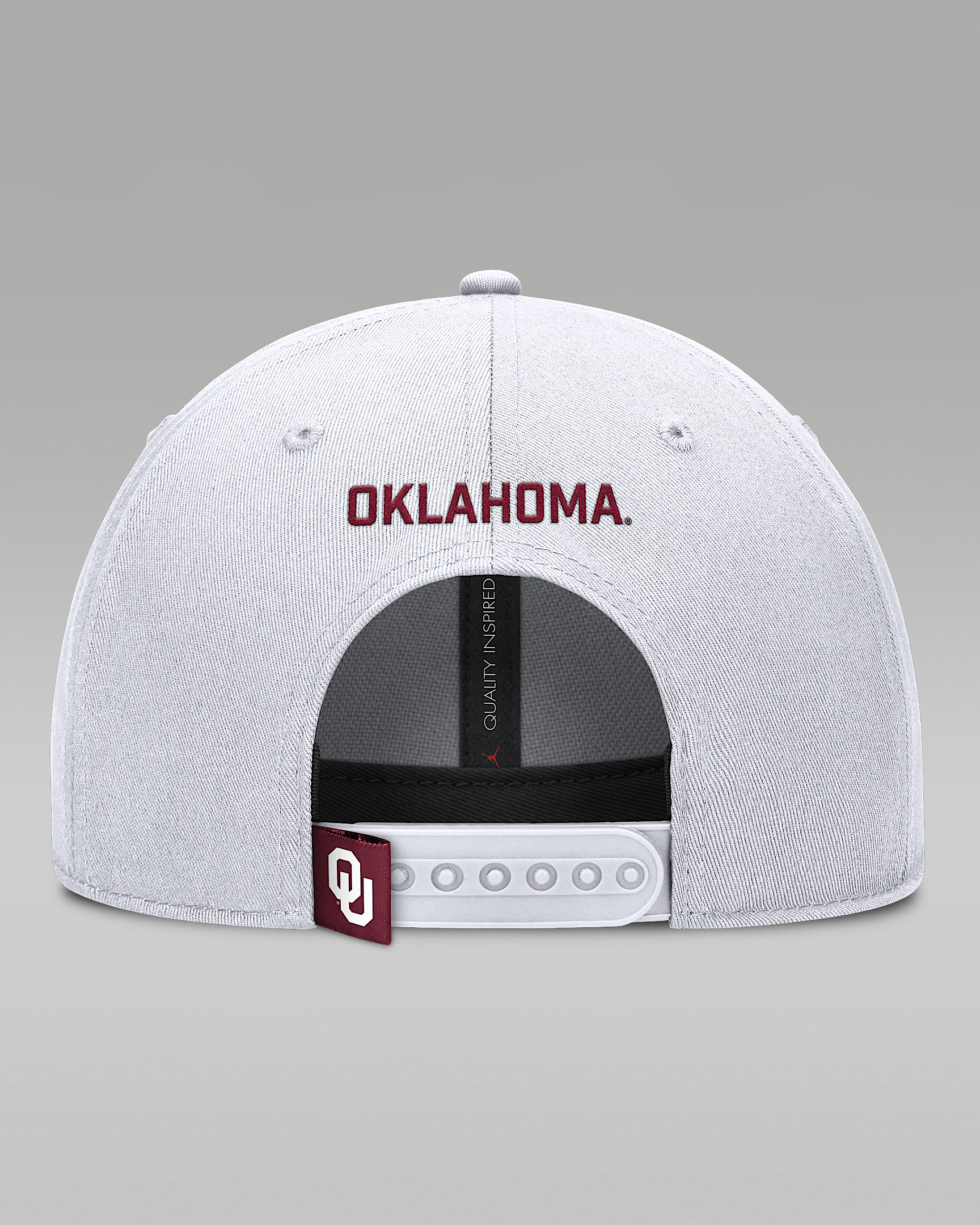 Oklahoma On-Field Rise Gameday Men's Jordan Brand Dri-FIT College Trucker Adjustable Hat - 2
