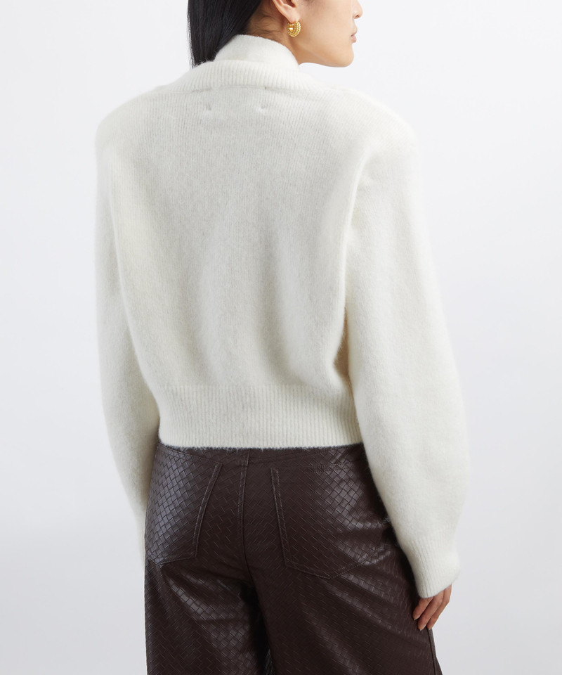 Knit Scarf Cardigan 4