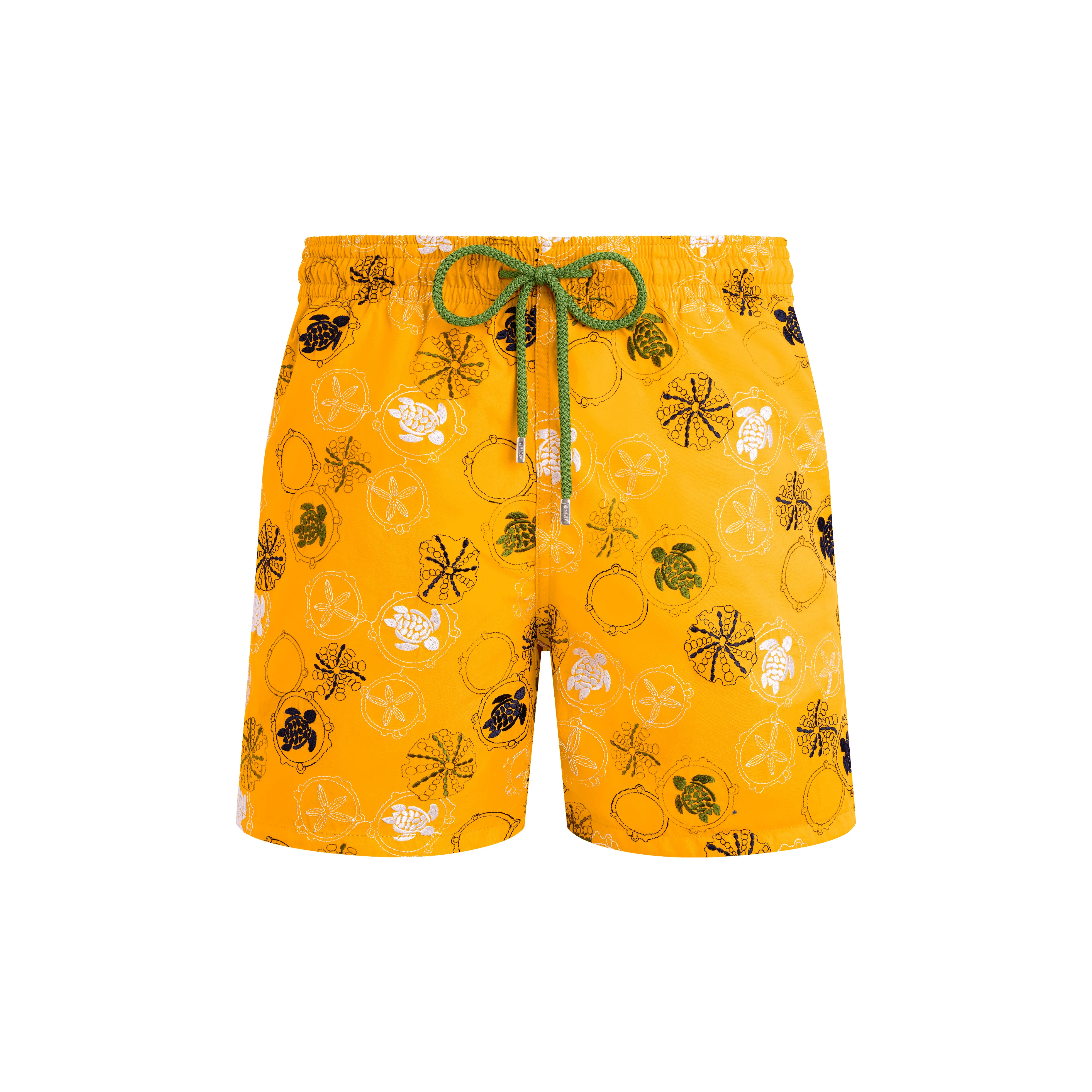 Men Swim Trunks Embroidered Oursins - Limited Edition - 1