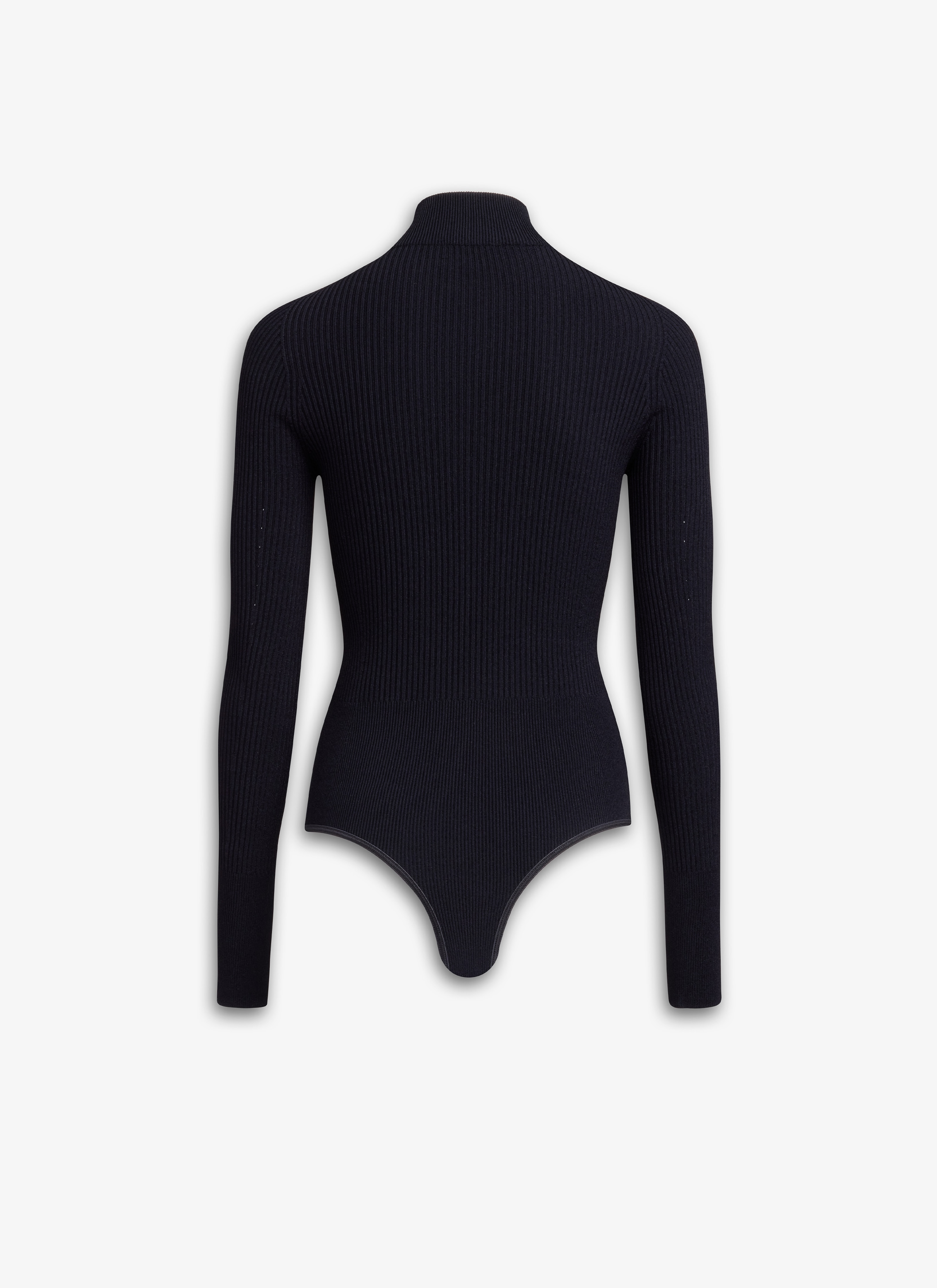 RIBBED KNIT BODYSUIT - 4