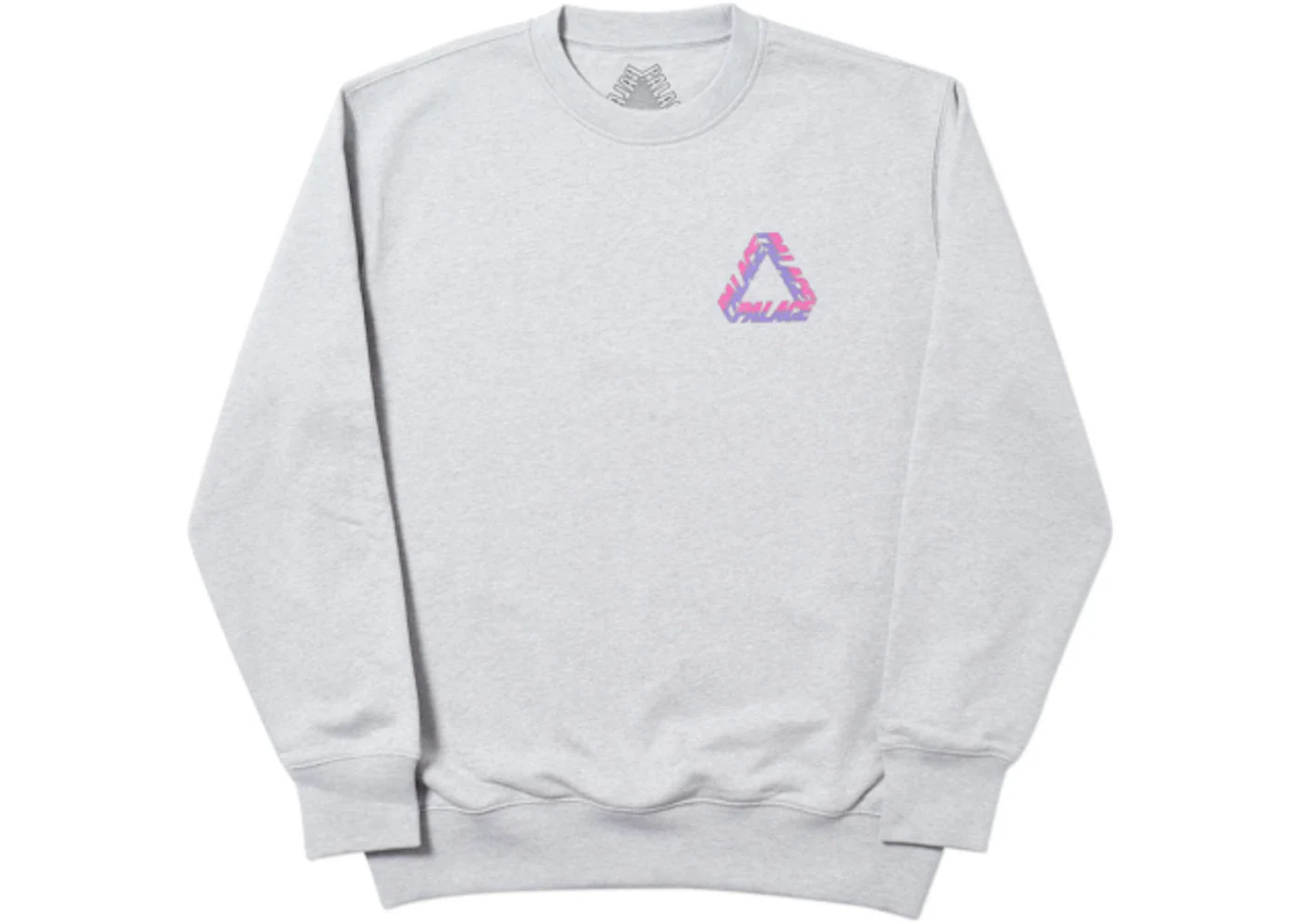 Palace Split P3 Crew Grey Marl - 1