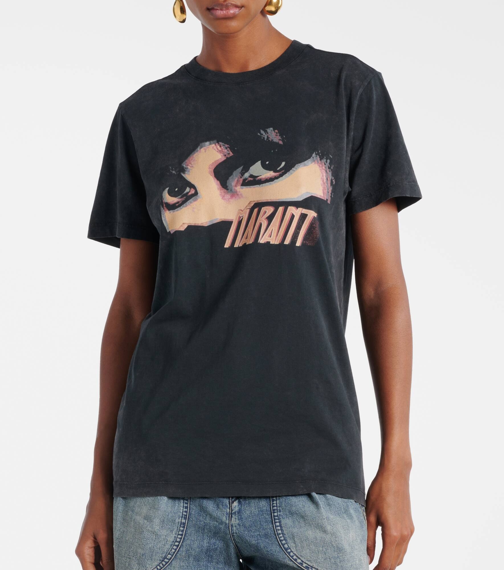 Zoeline printed cotton jersey T-shirt - 5