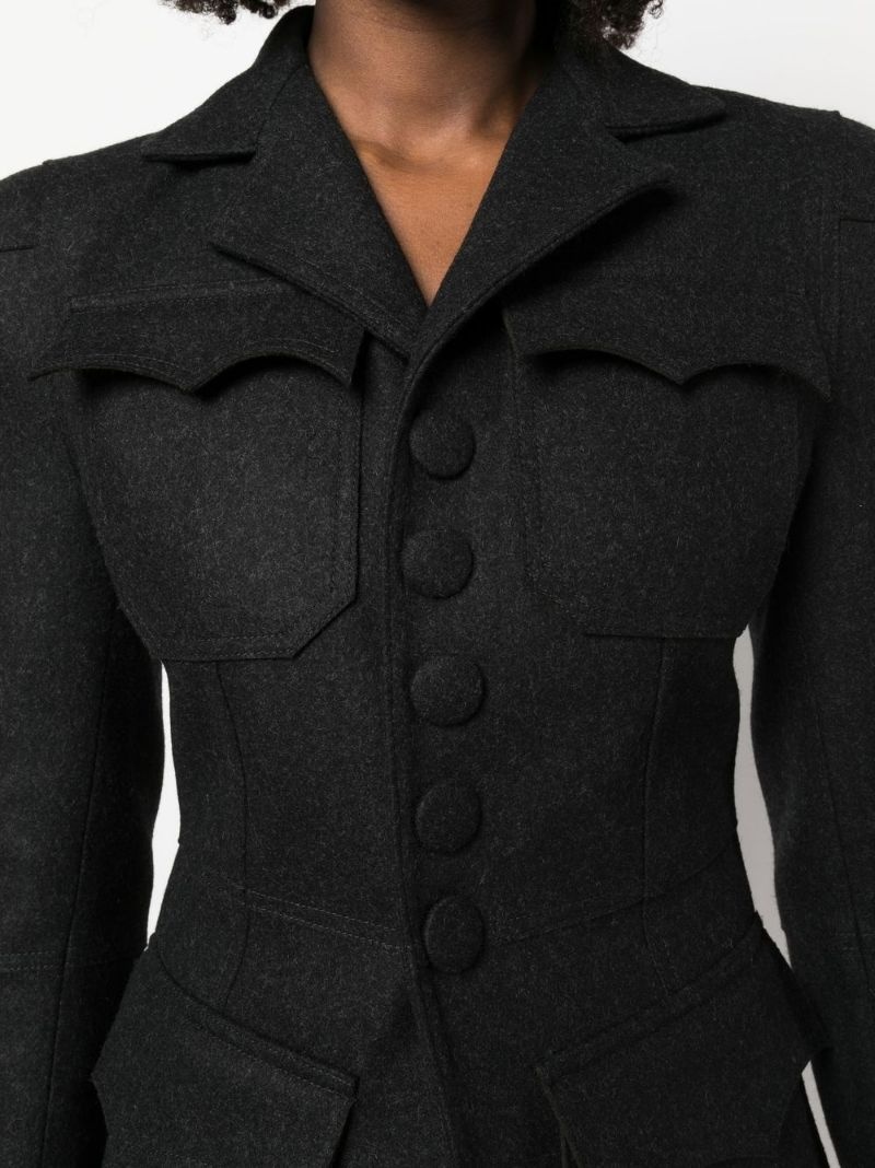 The Felted wool-blend jacket - 6