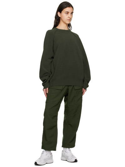 Y-3 Green Classic Sweater outlook