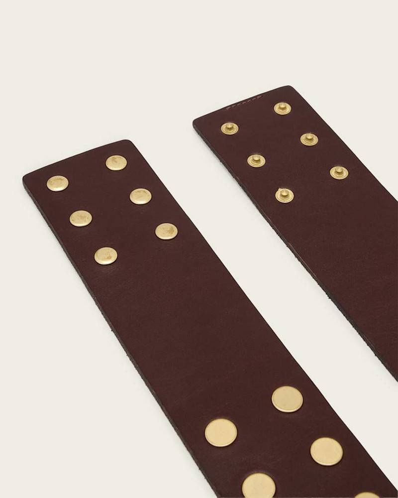 RIO STUDDED LEATHER WAIST BELT 3