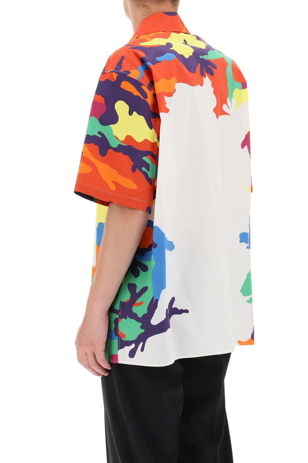 SHORT-SLEEVED SHIRT WITH CAMOU7 VLTN PRINT - 4