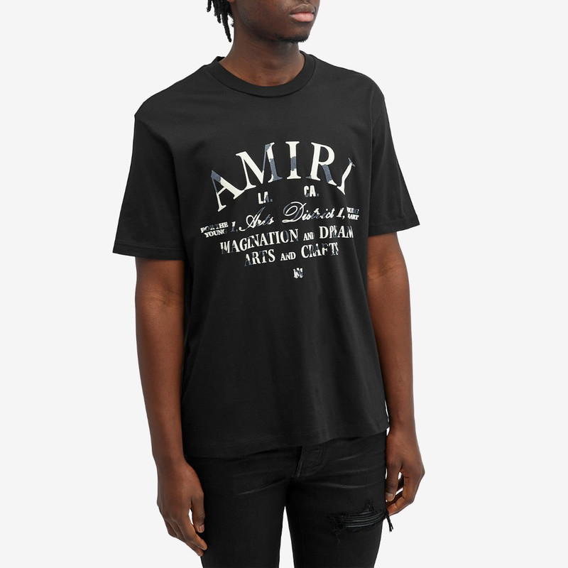 AMIRI AMIRI Distressed Arts District T-Shirt outlook