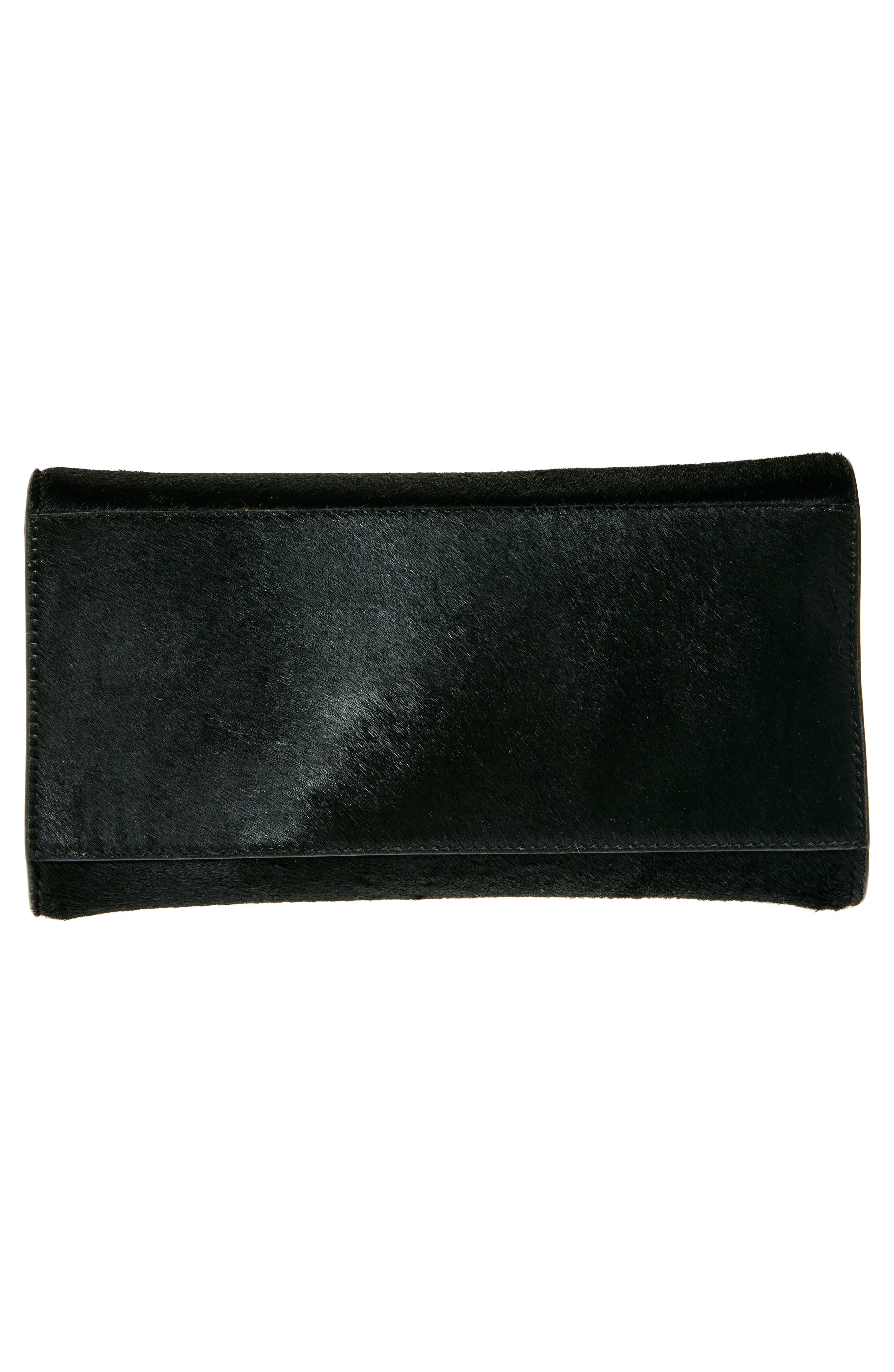 FERRAGAMO Mini Hug Genuine Calf Hair Top Handle Bag in Nero at Nordstrom - 5