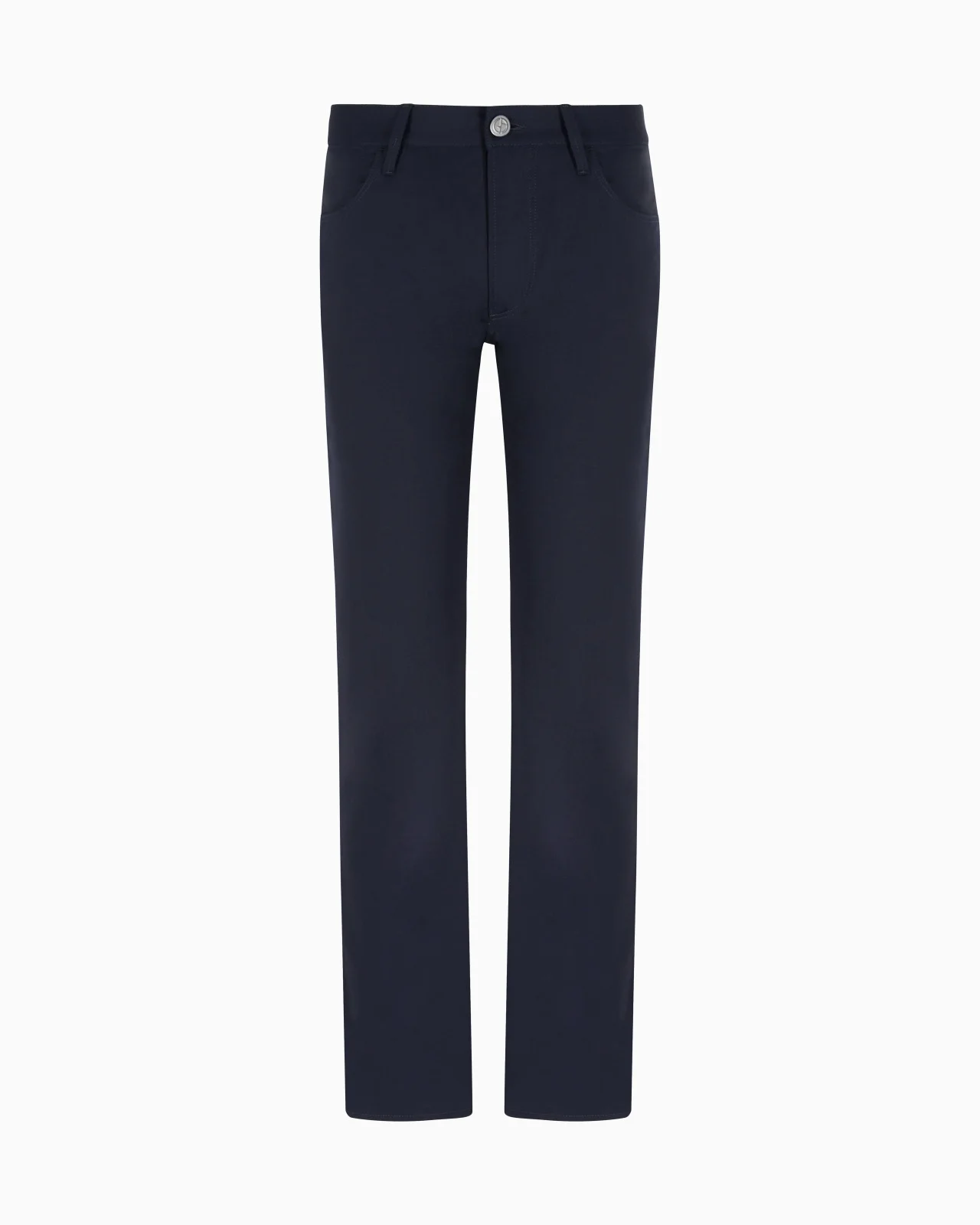 Five-pocket, regular-fit, virgin-wool trousers - 1