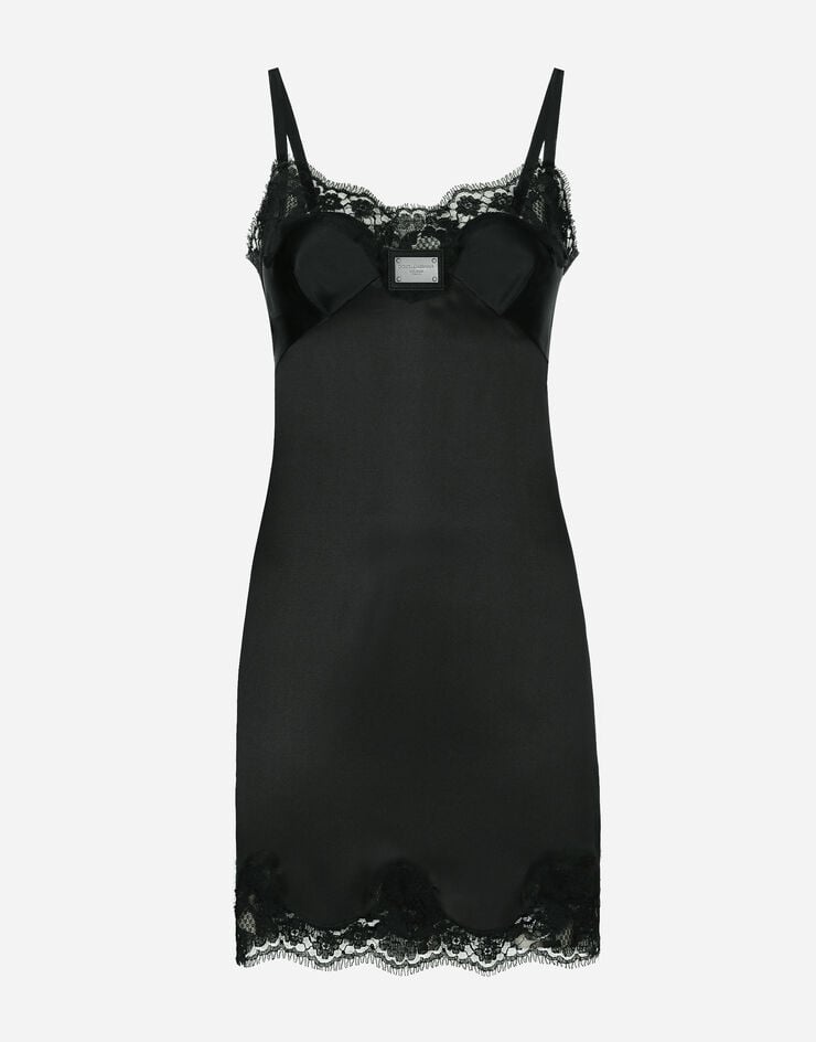 Short slip dress with Dolce&Gabbana tag - 1