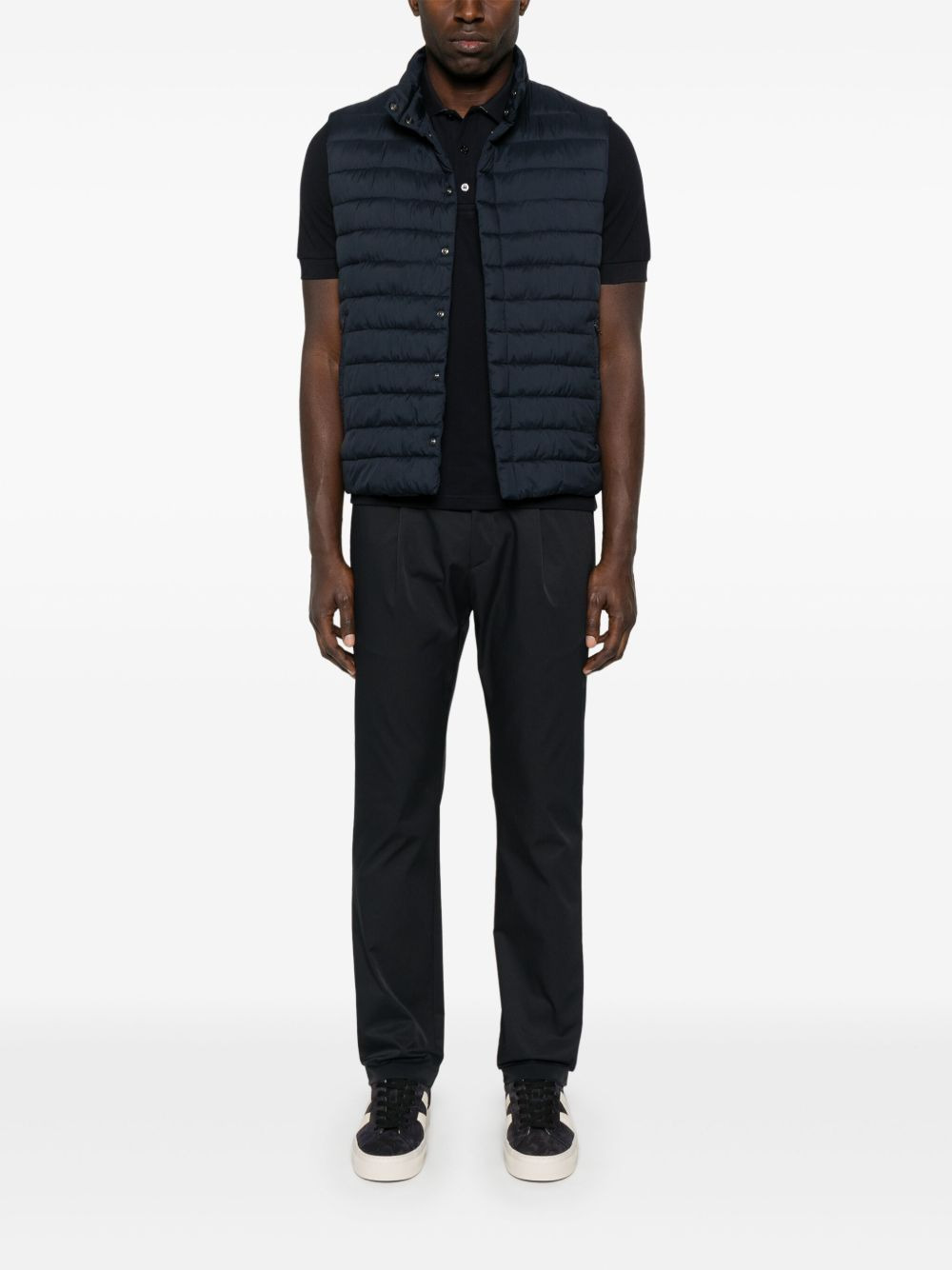 Herno Men Logo Cotton Polo Shirt - 4
