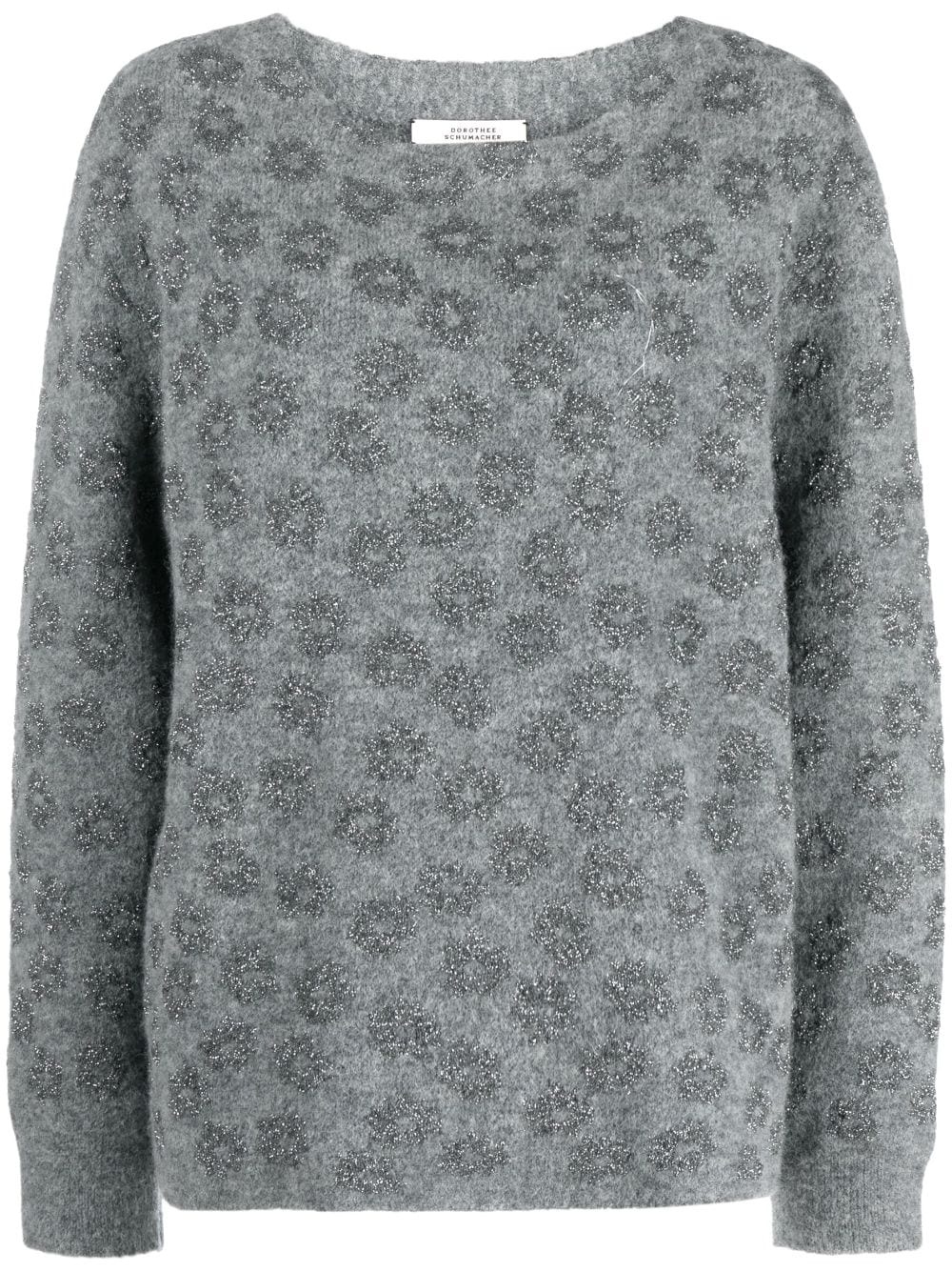 glittered wool jumper - 1