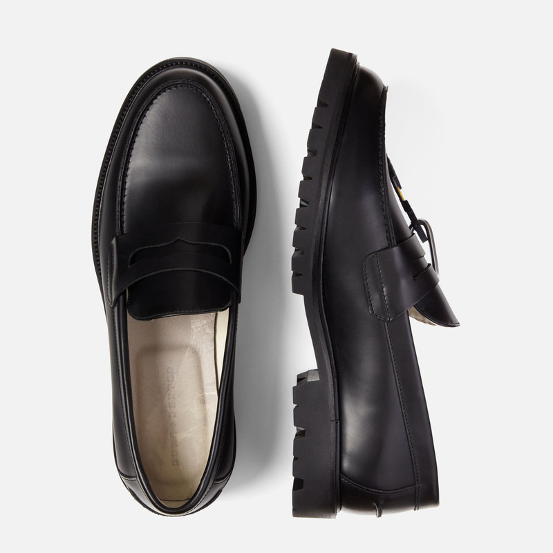 Vibram Black Carrarmato Lug Loafer - Men's 5