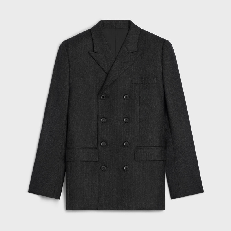 carnaby jacket in striped flannel 1