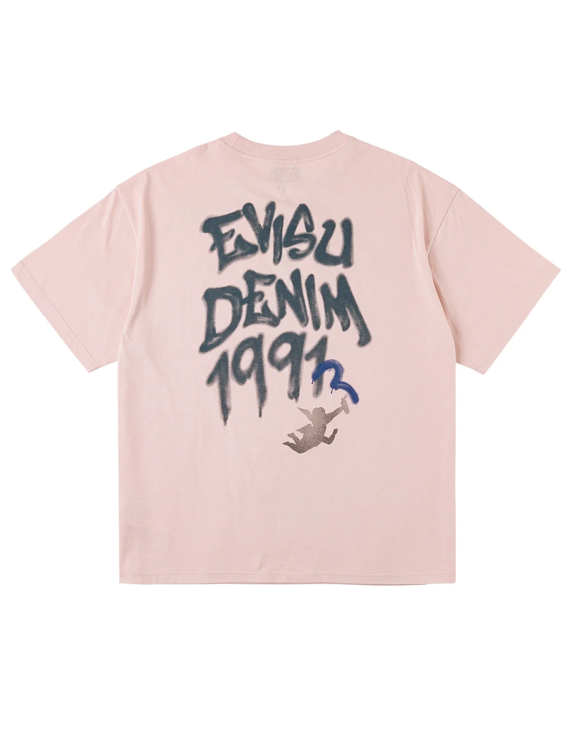 Angel Graffiti Slogan T-shirt - 1