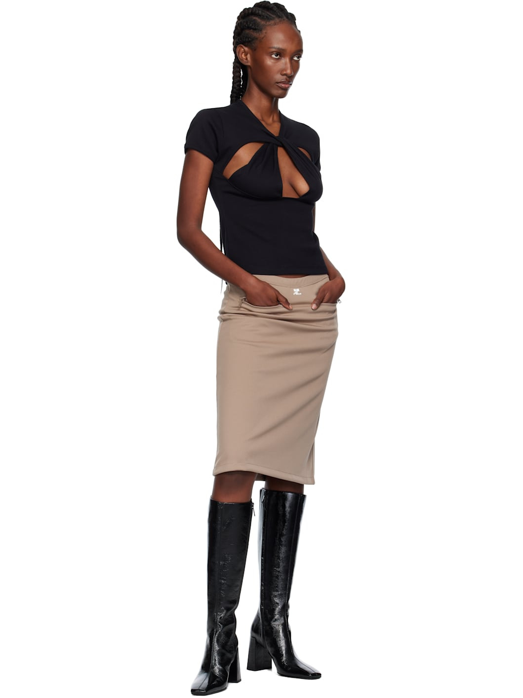 Black Heritage Shadow Naplack Tall Boots - 5